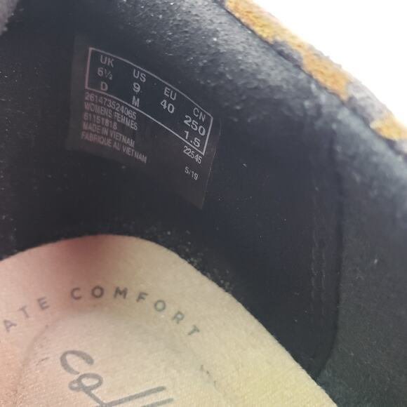 Collection By Clarks Ashland Ballot Womens Size 9 Leopard Slip On Loafer Shoes - Picture 11 of 11